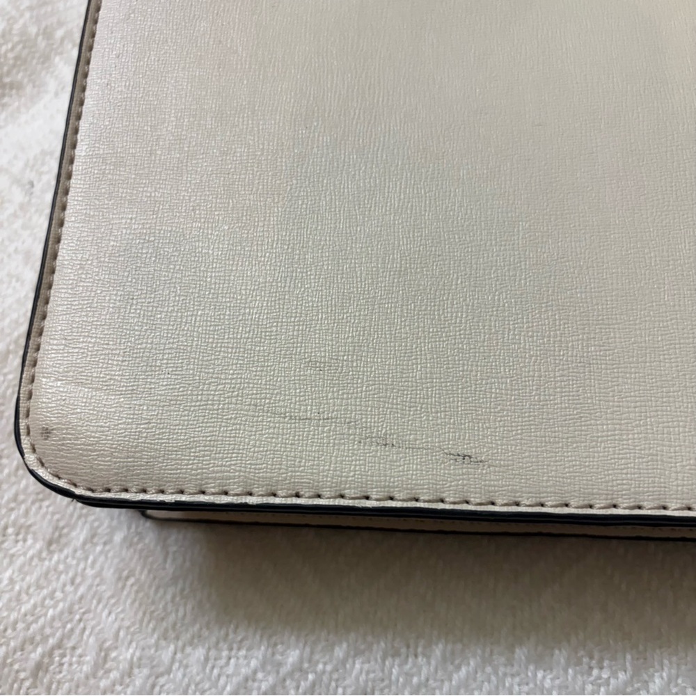 Marc New York Andrew Marc Cream Pearl Detail Crossbody Purse - Picture 3 of 16